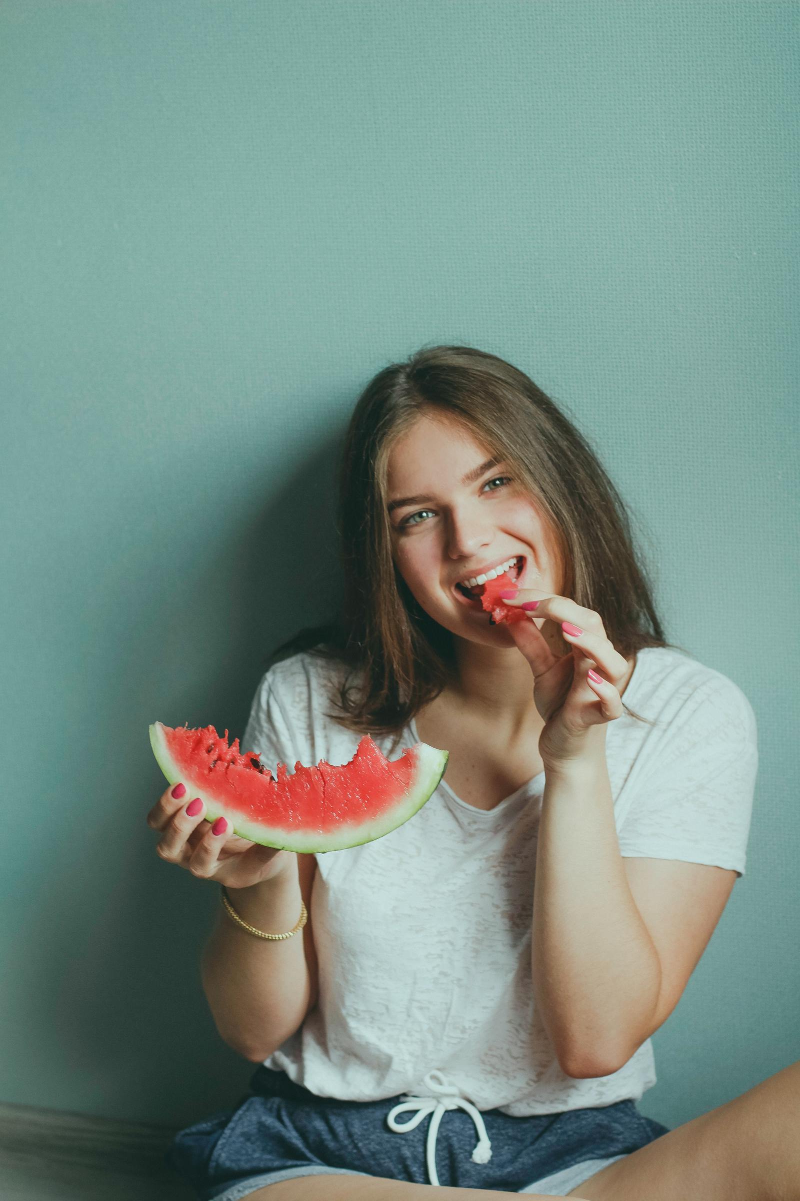 Enjoying Watermelon in Summer Style