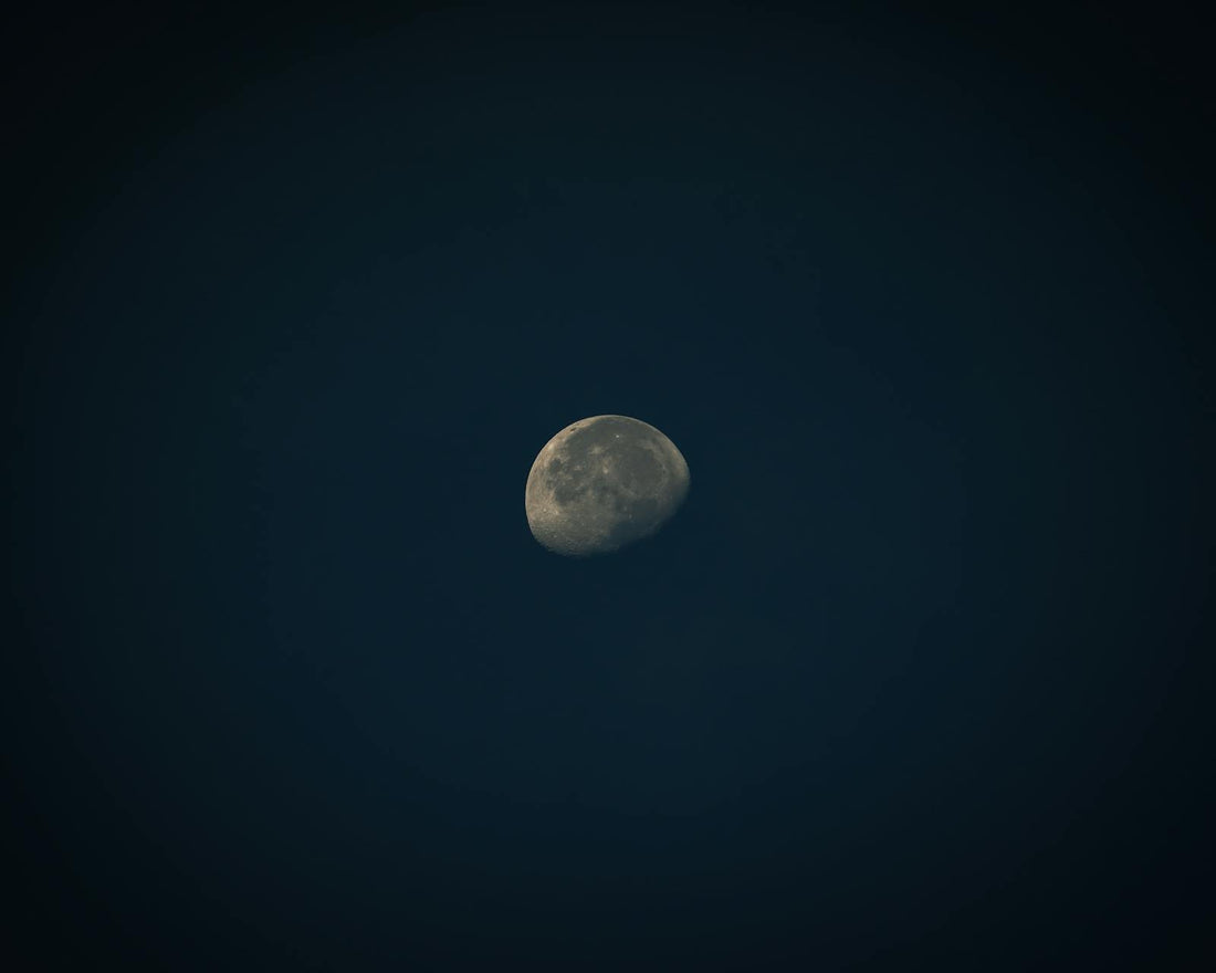 How the moon looks at night