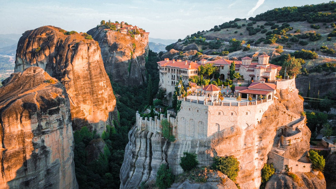 See Meteora Monasteries Perched on Rock Formations in Greece