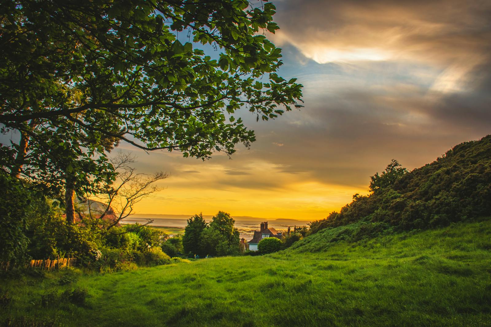 Travel tips for enjoying sunsets in the countryside like Wales